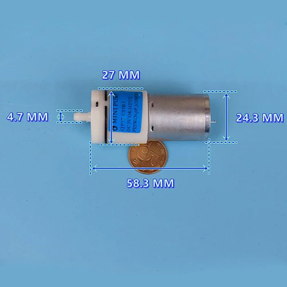 Micro monitor pompa d'aria DC 3V-6V 3.7V volume silenzioso 370 pompa di ossigeno sottovuoto per sfigmomanometro medico monitor della pressione arteriosa