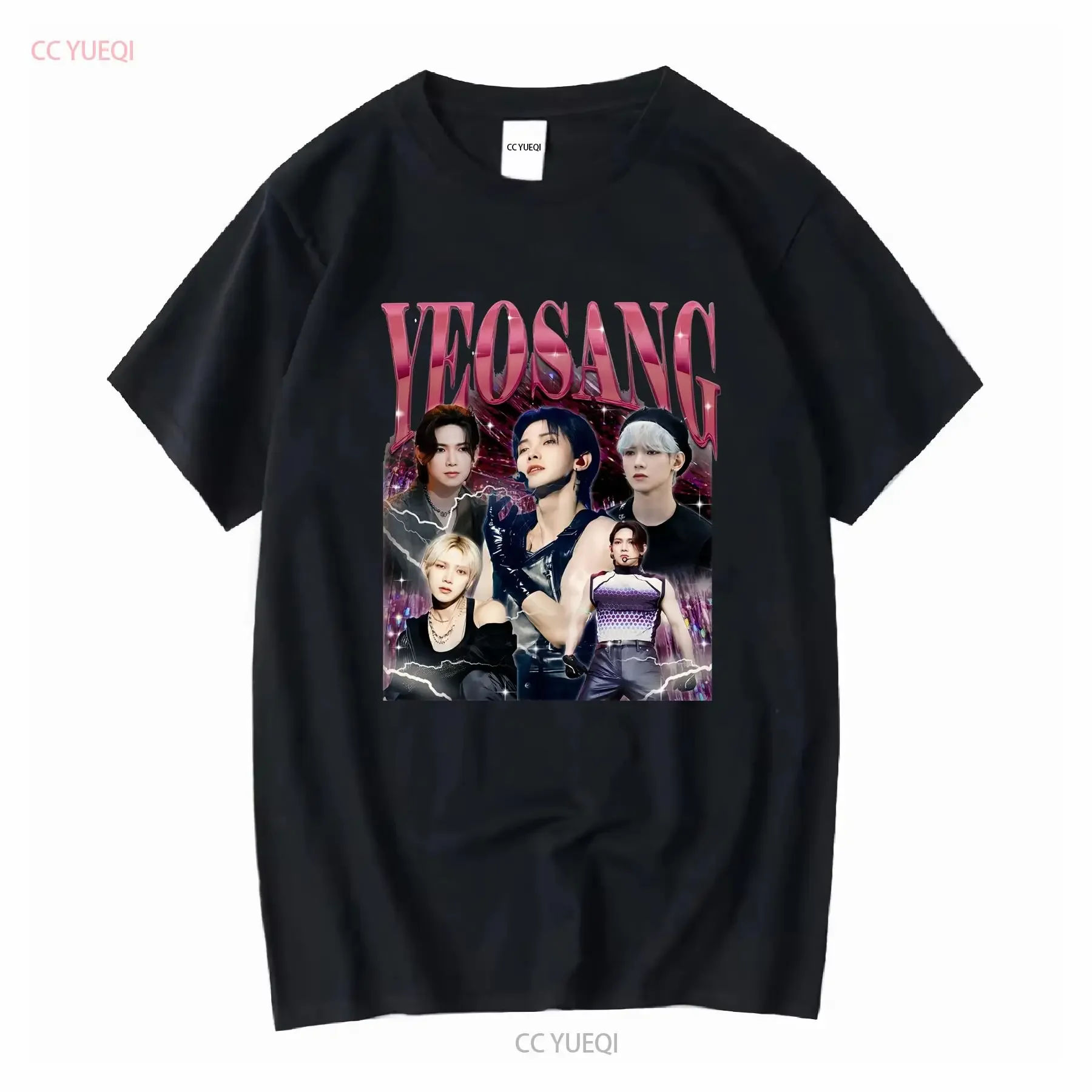 Limited Yeosang Vintage T Shirt Ateez Inspired Retro Classic Kpop Bootleg Merch long or short sleeves vintage Washed