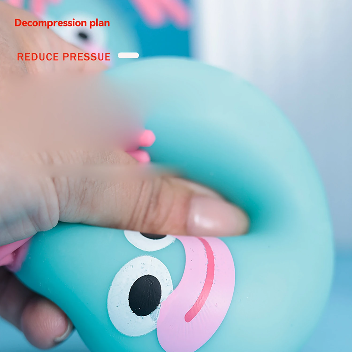 モンスターピンチ、ハッピー、髪を引っ張る、減圧おもちゃ、絞る、キュートで楽しい、ランダムなスタイル