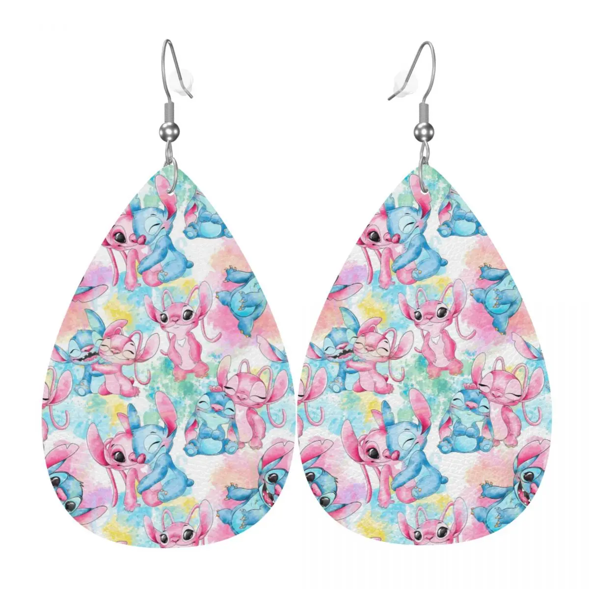 

Custom Stitch Manga Anime Leather Earrings for Women Dangle Earrings Jewelry Accessories