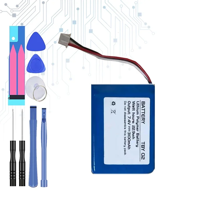 

3100mAh Replacement Battery TBY 02 For EMTEK AOR550 AOR600S AOR500s