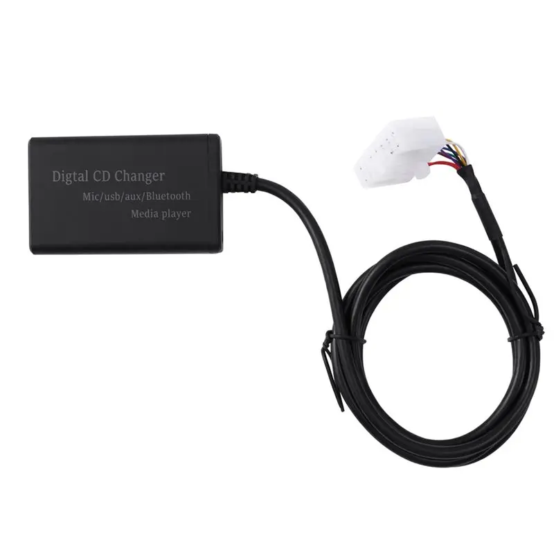 AEA7-(5+7)Pin Car Digital Music CD Changer Adapter USB AUX Bluetooth Music Disc Box For Toyota Camry Corolla Lexus RAV4 Yaris