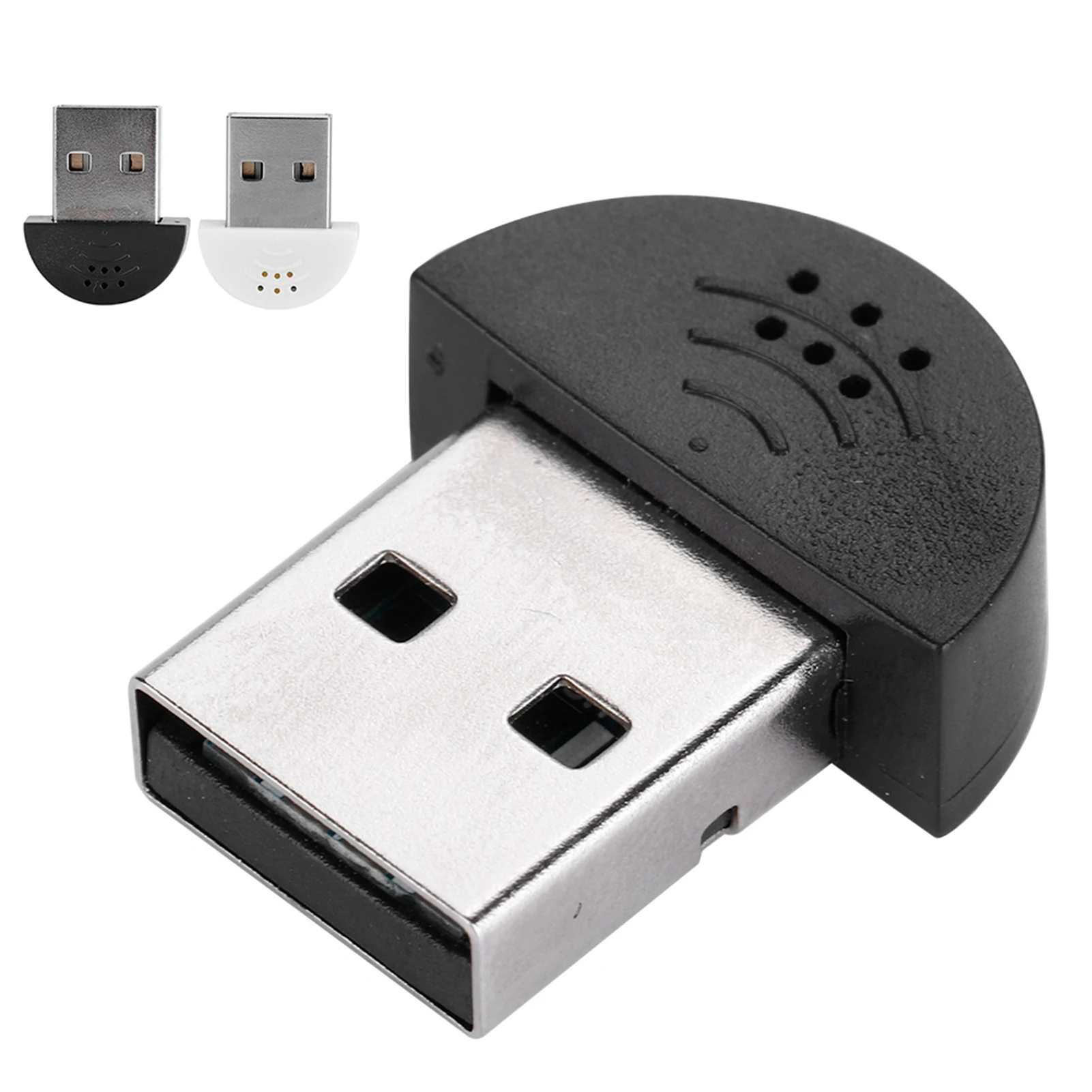 محمول USB صغير ستوديو الكلام ميكروفون إلغاء الضوضاء المكونات تشغيل تسجيل الصوت MIC محول للكمبيوتر البودكاست البث #2