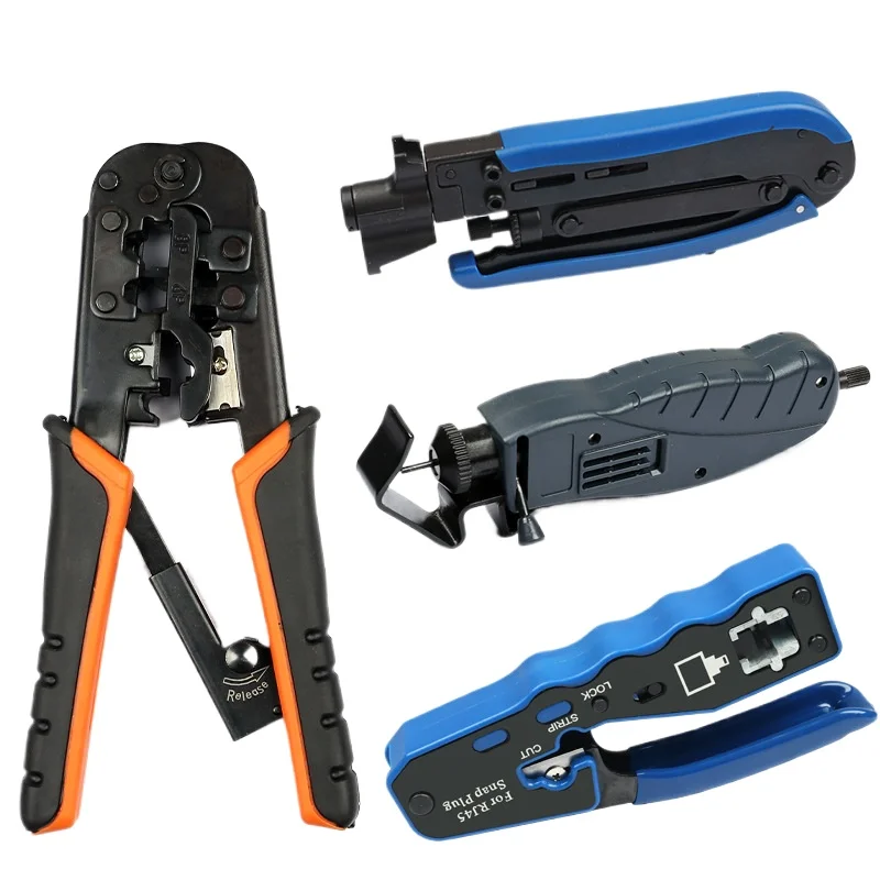 

Multi functional coaxial cable RG59/6/11 cable TV compression clamp terminal crimping clamp network crimping clamp