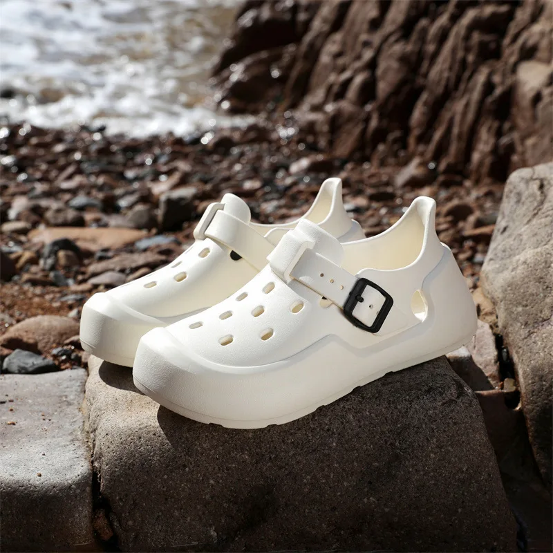 

Забродные туфли, новые летние утолщенные противоскользящие тапочки, женская верхняя одежда, спортивная обувь из ЭВА, красная альпинистская обувь Ns Net