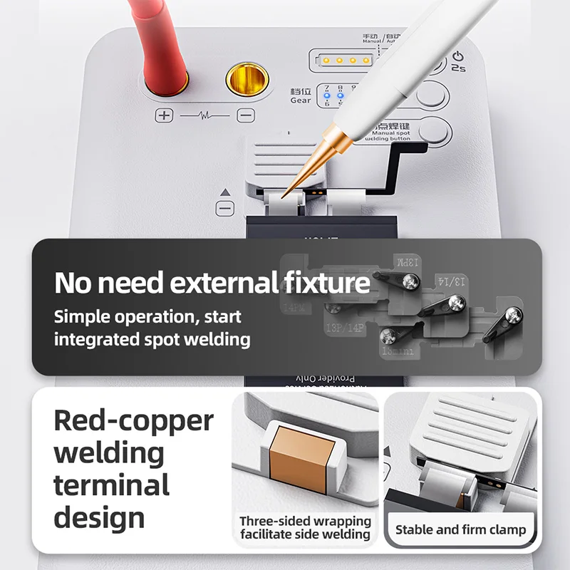 QianLi Macaron 2S Spot Welder Machine for Phone Repair Phone Portable Battery Flex Replacement Soldering Repair Tool