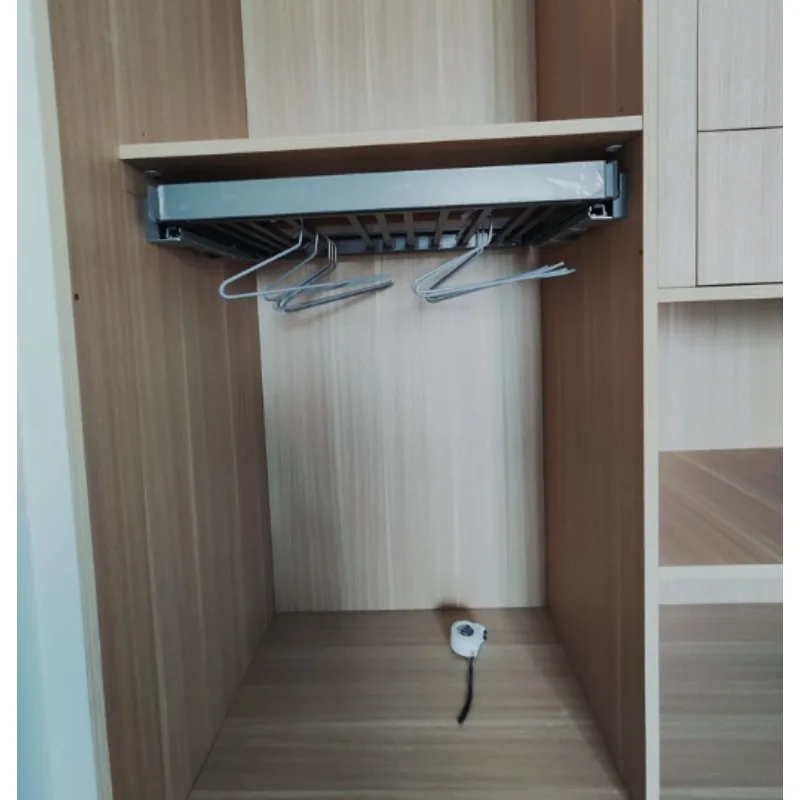 Multifunctional Telescopic Pants Rack Wardrobe Pull Out Sliding Rail Hanging Storage Rack