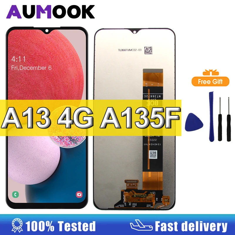 A13 Display Für Samsung Galaxy A13 4G A135F A137F LCD Display Touch Screen Ersatz Für Samsung A13 4G SM-A137