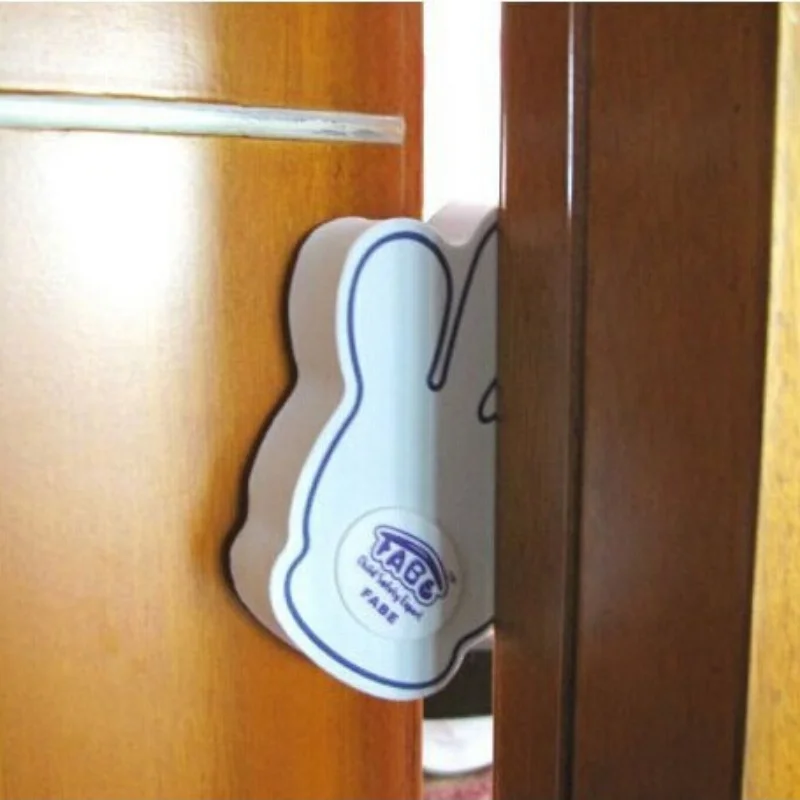 Child safety door card baby anti pinch hand obstruction small hand stopper creative  stopper rotating safety door clamp stopper