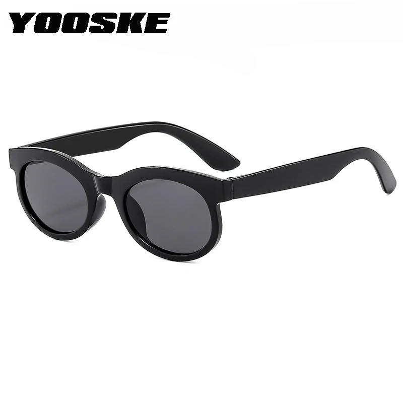 YOOSKE HIP HOP sunglasses Sunblock Retro Fashion sunglasses Elliptical trend personality sunglasses for men and women