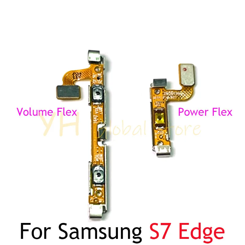 

1Set For Samsung Galaxy S7 Edge Power On Off Switch Volume Side Button Flex Cable Repair Parts