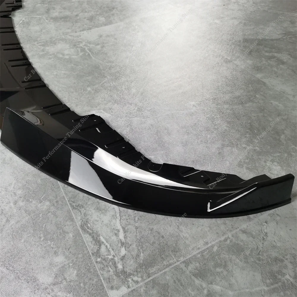 For Bmw G22 G23 G24 G26 Front Bumper Splitter Lip Spoiler Diffuser 420i 430i 430d M440i i4 M50 M Sport 2019-2025 Bodykits Tuning