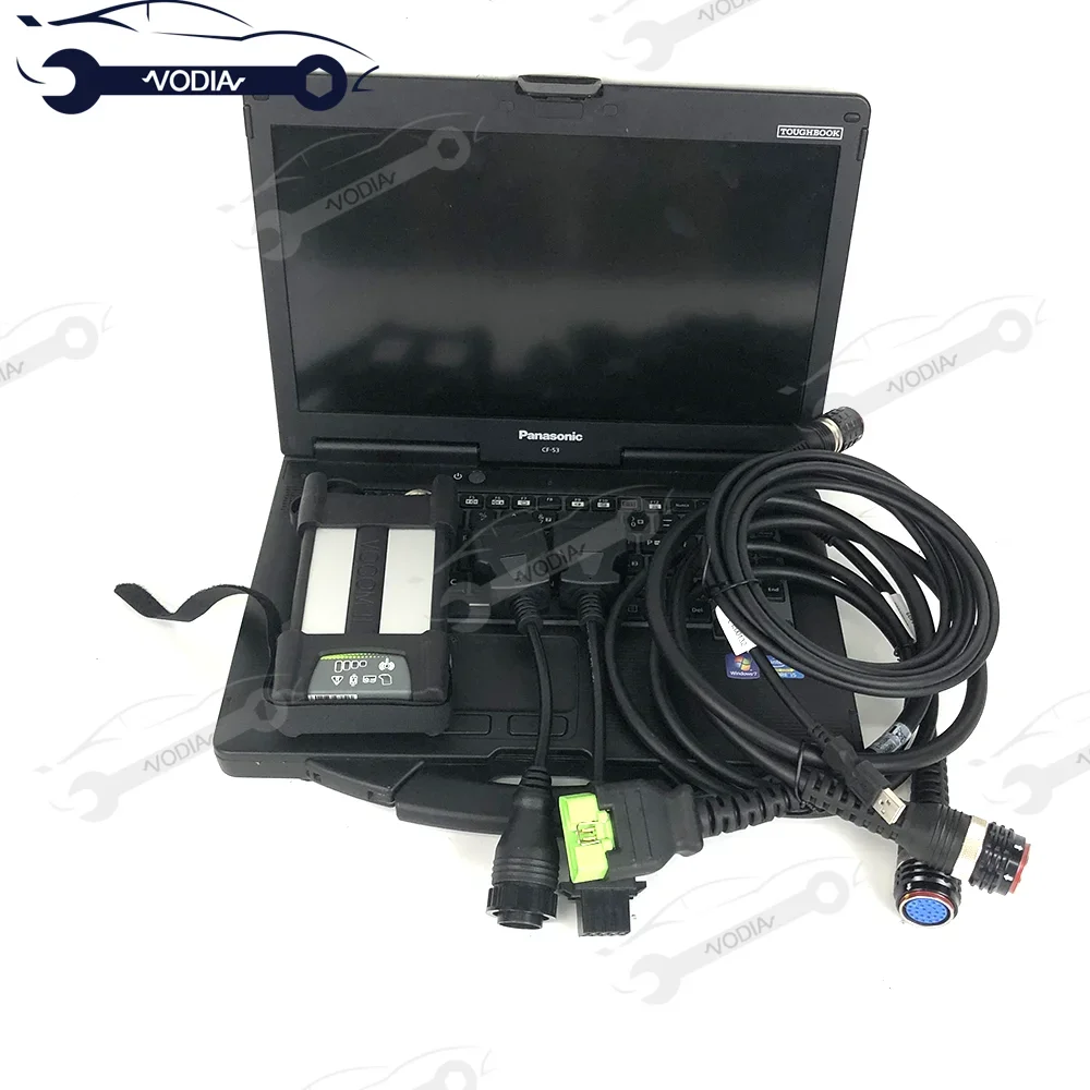 فوكوم الأصلي 2 88830400 أداة تشخيص VOCOM II VCADS PRO Premium Tech PTT 2.8.150 dev2tool VOCOM 2 CF53Laptop #2