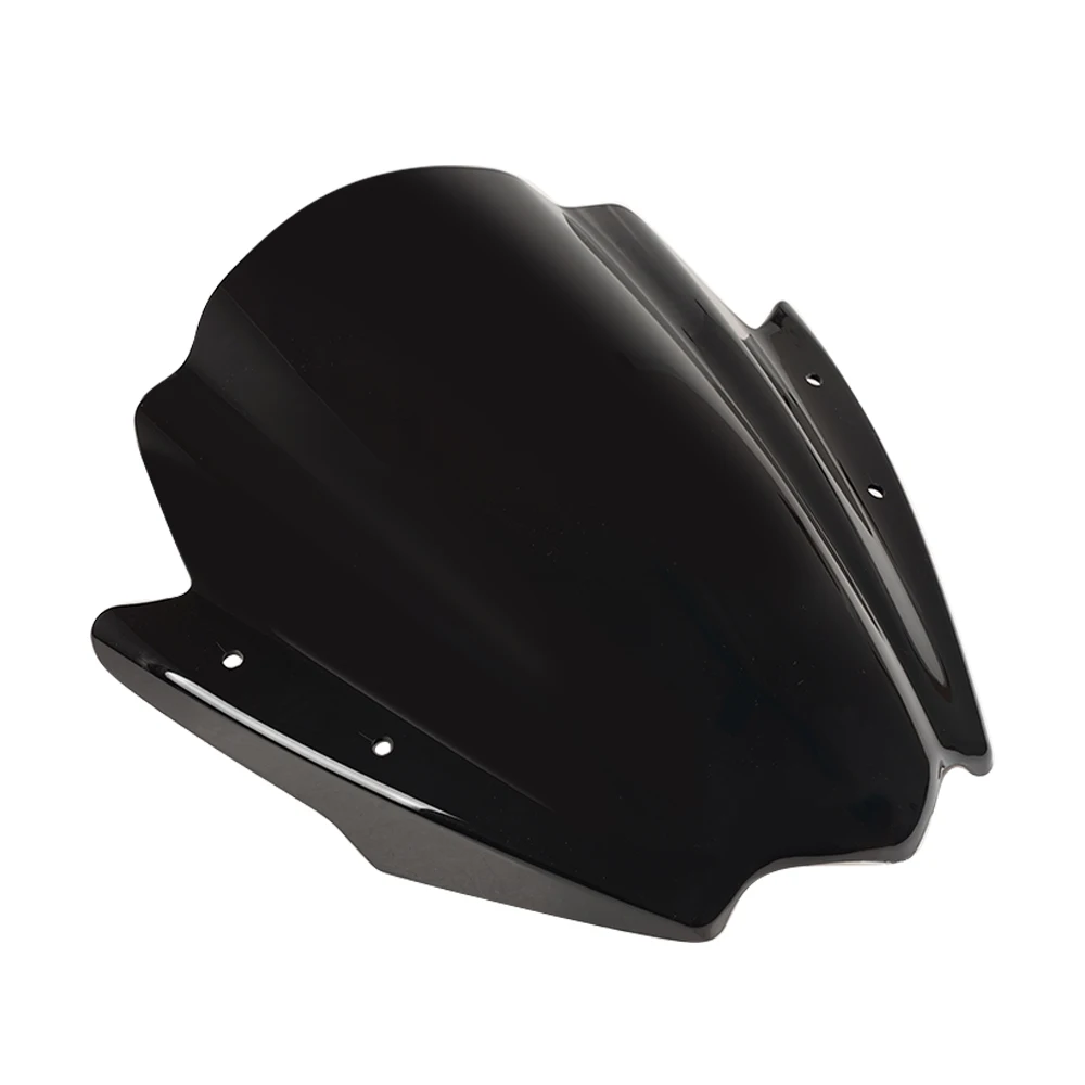Universal Motorcycle Windshield Fit For 22 - 25mm Handlebar Street Bikes Bracket Heightened Modified Thickened Front WindScreen