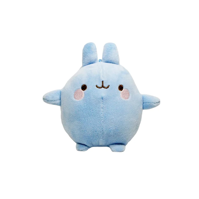 New 12cm Genuine Molang Plush Stuffed Toys Rabbit Cartoon Anime Soft Dolls Piu Piu Kawaii Keychain Pendant Baby Birthday Gifts