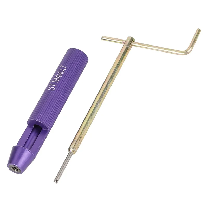 Kit de reparo métrico de caçador de rosca fresca, conjunto de helicoil de aço inoxidável M4 X 2D com 50 inserções roscadas