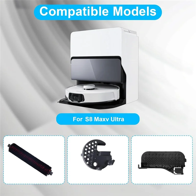 A39M Maintenance Brush Water Filter And Mop Scrubber Accessories For Roborock S8 Maxv Ultra Robot Vacuum Cleaner Parts