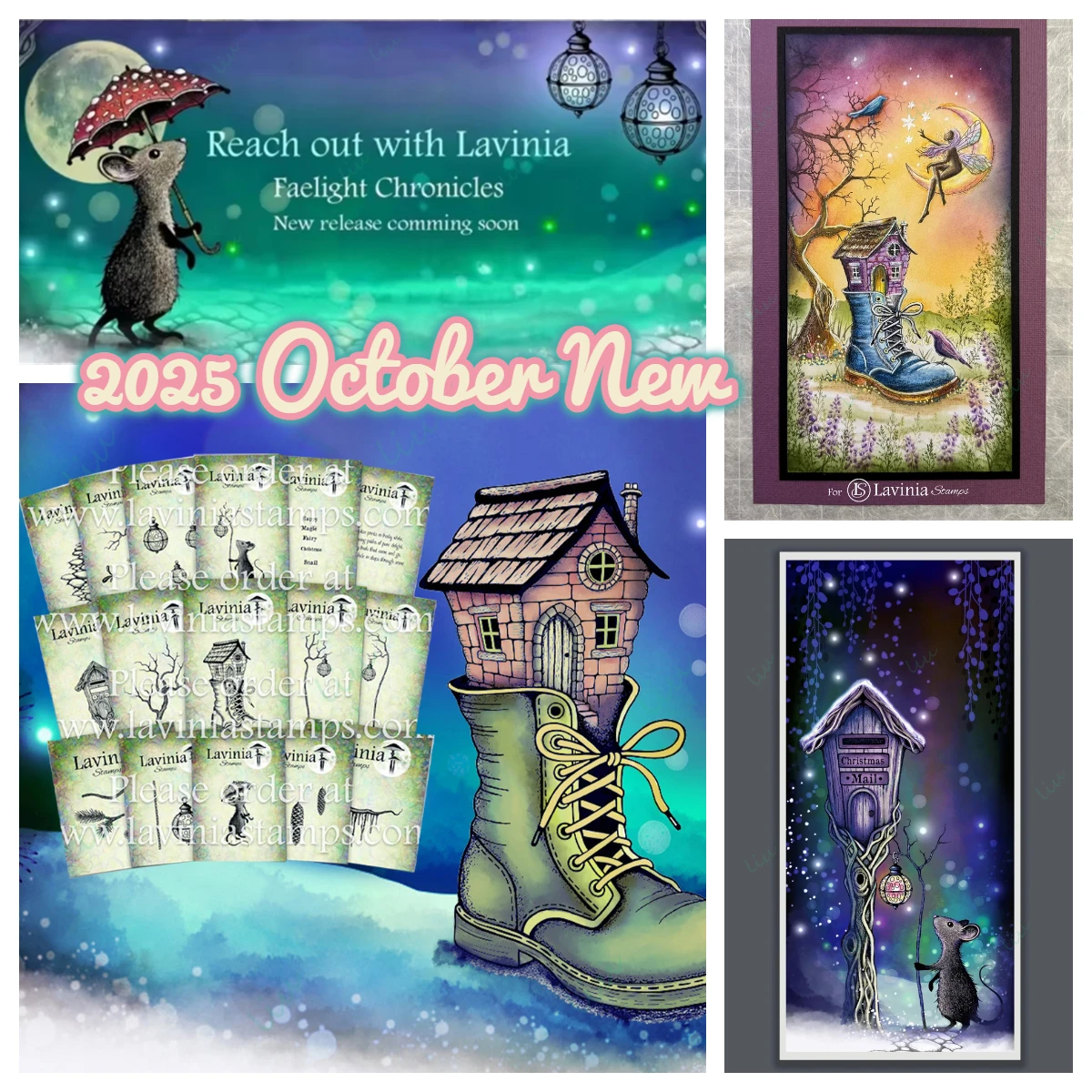 

Hobblehollow House the Faelight Chronicles Mouse Boots Transparent Stamp for DIY Scrapbook Handmade Diary Album 2025 October New