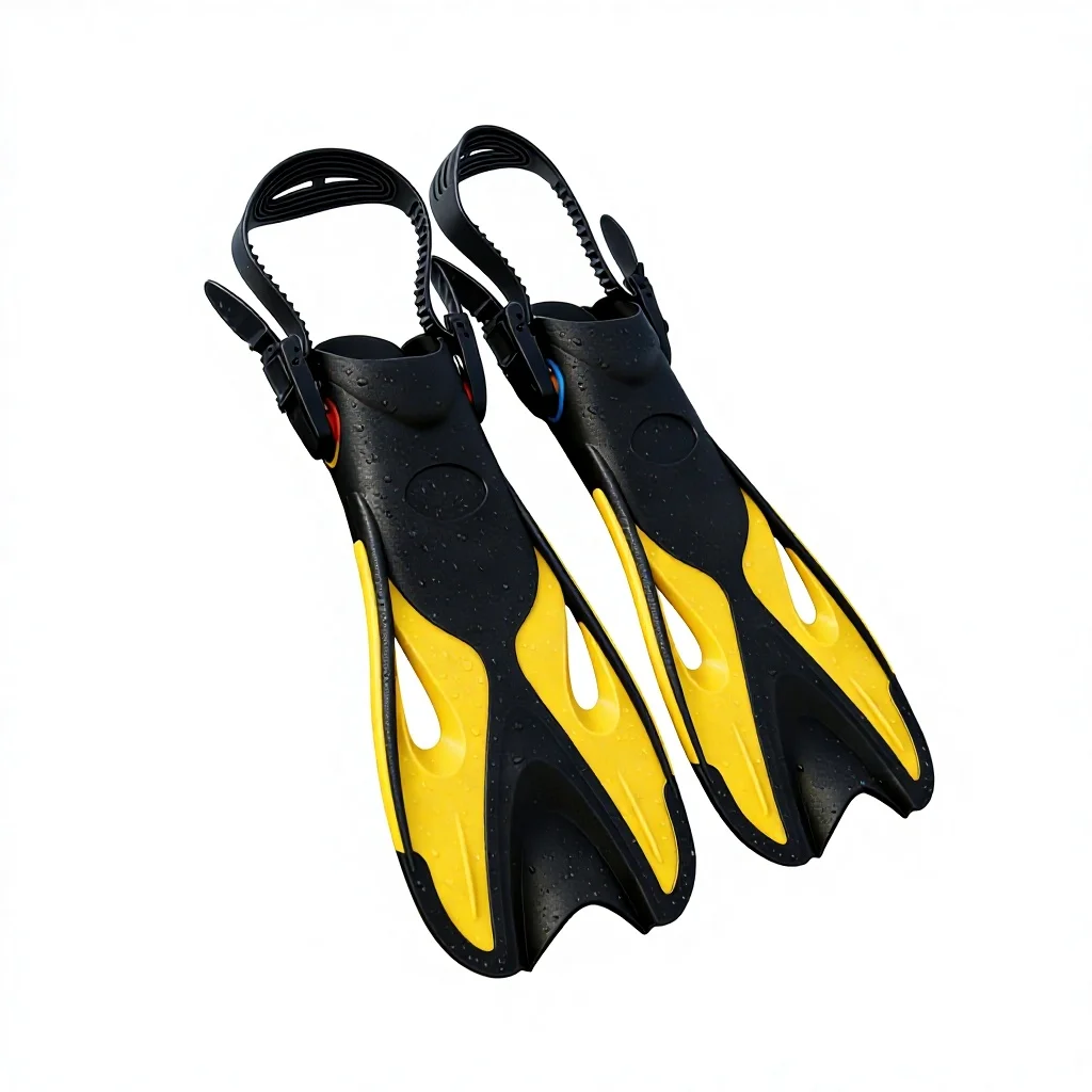 

Professional Training Fins Diving Swimming Competition Equipment Non-Slip Flippers Adults Children Adjustable Effort-Savingprom