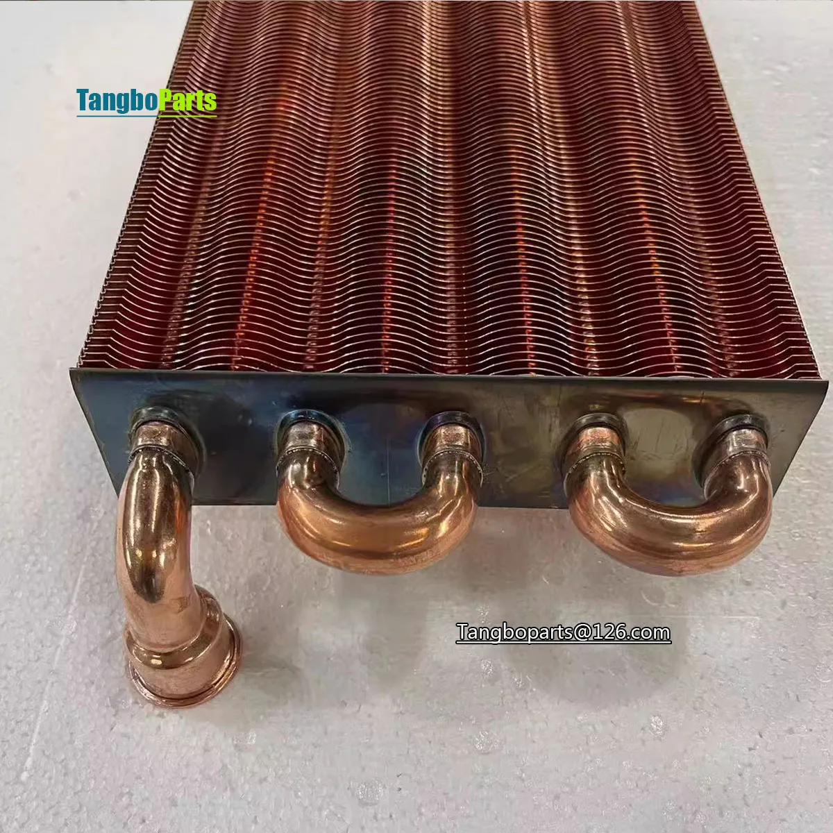 Gas Wall Hanging Furnace Accessories Copper 260mm Heat Exchanger For Vaillant Gas Boilers