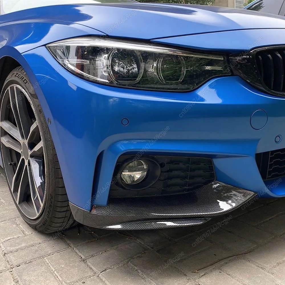 

Car Front Bumper Lip Diffusers Splitter Spoiler Scratch Protector For BMW 4 Series F32 F33 F36 M-Sport 2014-2020 Body Kits Black