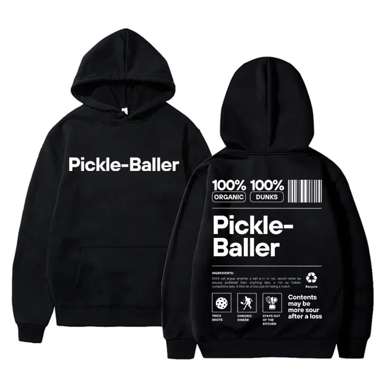 Pickle Baller Pump Cover Hoodie Men Women Fitness Funny Powerlifting Workout Bodybuilding Hoodies Men's Gym Cotton Sweatshirt