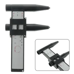 1pcs  Wheel Rim Bolt Pattern Measure Gauge Tool Common 4 5 6 8 Lug Car PCD Ruler Black Parts Accessories Car Repair Tool