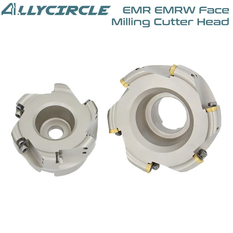 EMR-5R EMRW-6R Round Nose Face Milling Cutter Head RPMW 1003 1204 Inserts for CNC Machine Engraving Tool