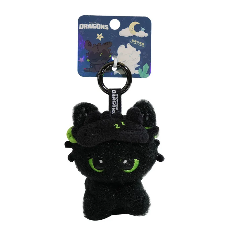 New Authentic Dragon Taming Master Toothless Doll Keychain Cute Sleepy Series Doll High Beauty Bag Car Pendant view 6