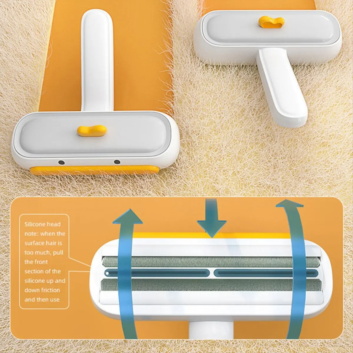 A67T NEW Pet Hair Removal Roller Easy Hair Remover for Dogs and Cats Household Hair Cleaning Brush Pet Hair Remover