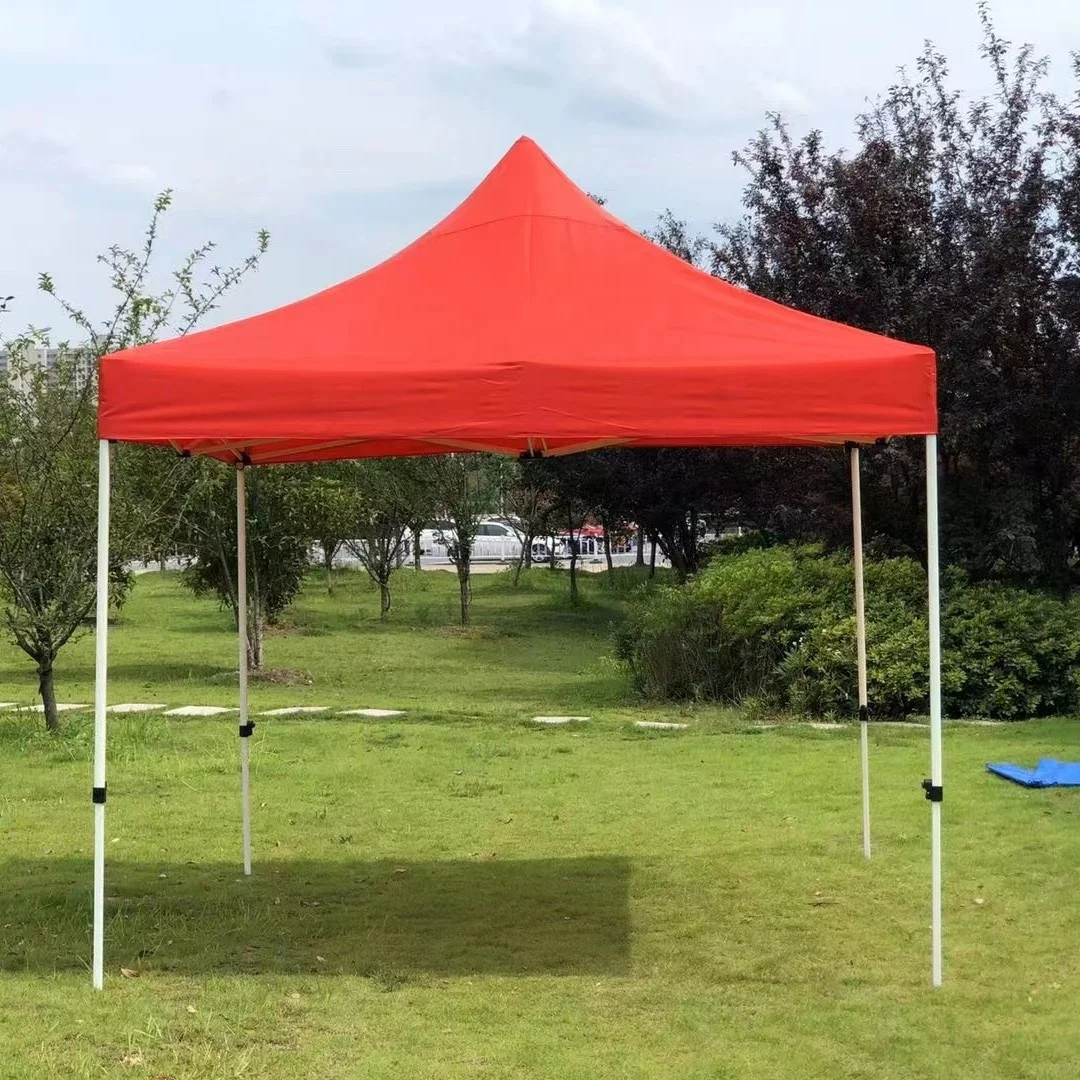Carpa Plegable Impermeable para Exteriores con Logotipo Personalizado OEM, Gazebo 3x3, Carpa Oxford 3x3 para Ferias Comerciales con Paredes Laterales