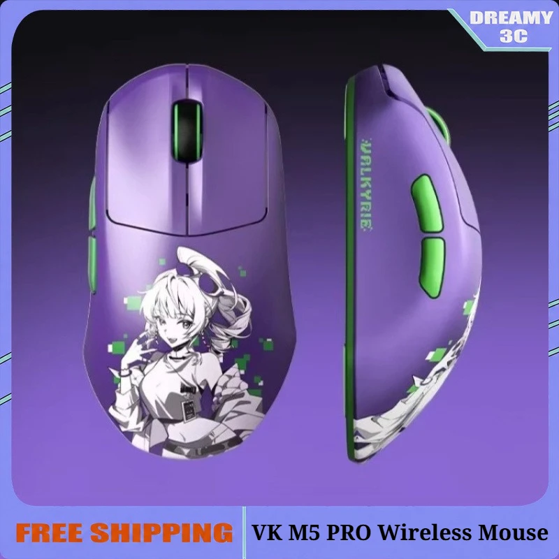 VALKYRIE VK M5 PRO Wireless Mouse Dual 8K Intelligent Display Screen Receiver Ergonomic Lightweight Low Latency Gaming Mouse