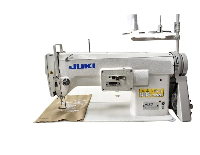 Single needle lockstitch used Jukis LZ-391N LZ-271 Zig Zag freehand irish embroidery industrial sewing machine