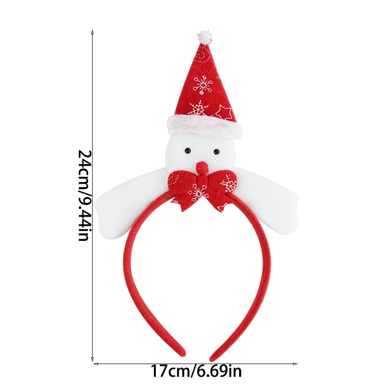 Natal Papai Noel Headband, Elk Xmax Tree Hair Accessories, Photo Props, Decoração para Crianças, Adulto, Presentes de Ano Novo, 2024