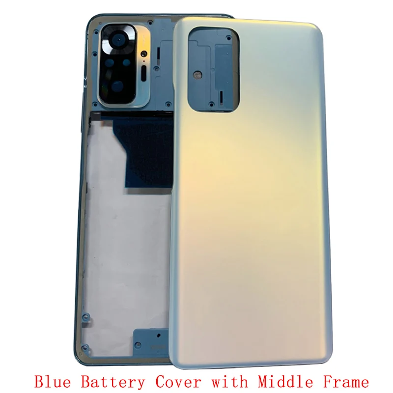 Rear Cover Back Cover Case Housing For Redmi Note 10 Pro Battery Door Middle Frame Repair Parts image 3