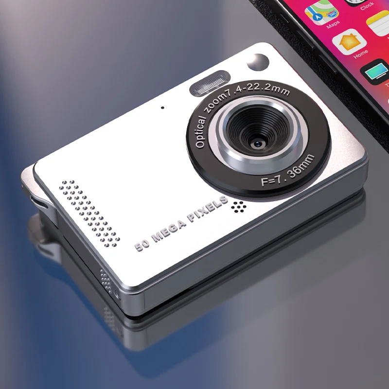 Portable 4K Camera Vlogging 50MP with 16X Optical Zoom and 2 8 Inch TFT LCD Screen Including Continuous and Timed Modes