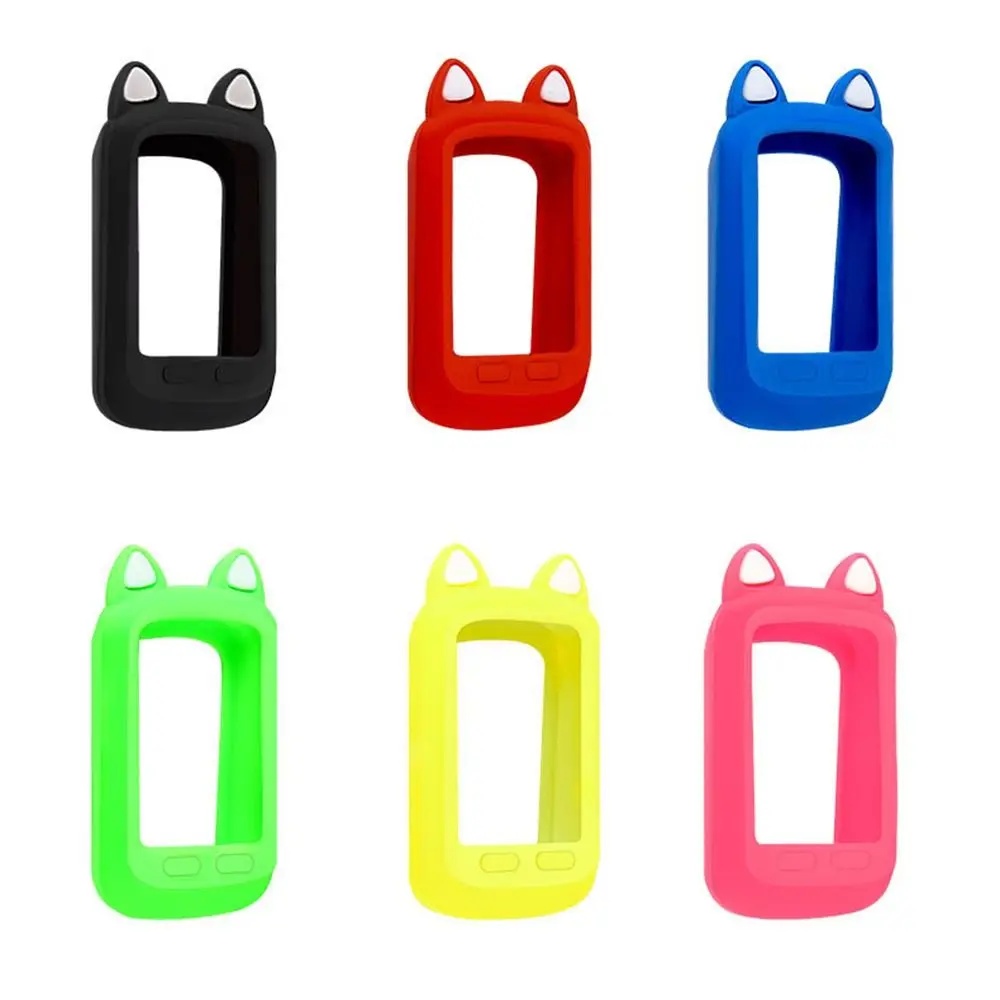 Waterproof Bike Computer Silicone Case Normal Style Silicone DustProof Case Cat Ear Style Computer Protective Cover