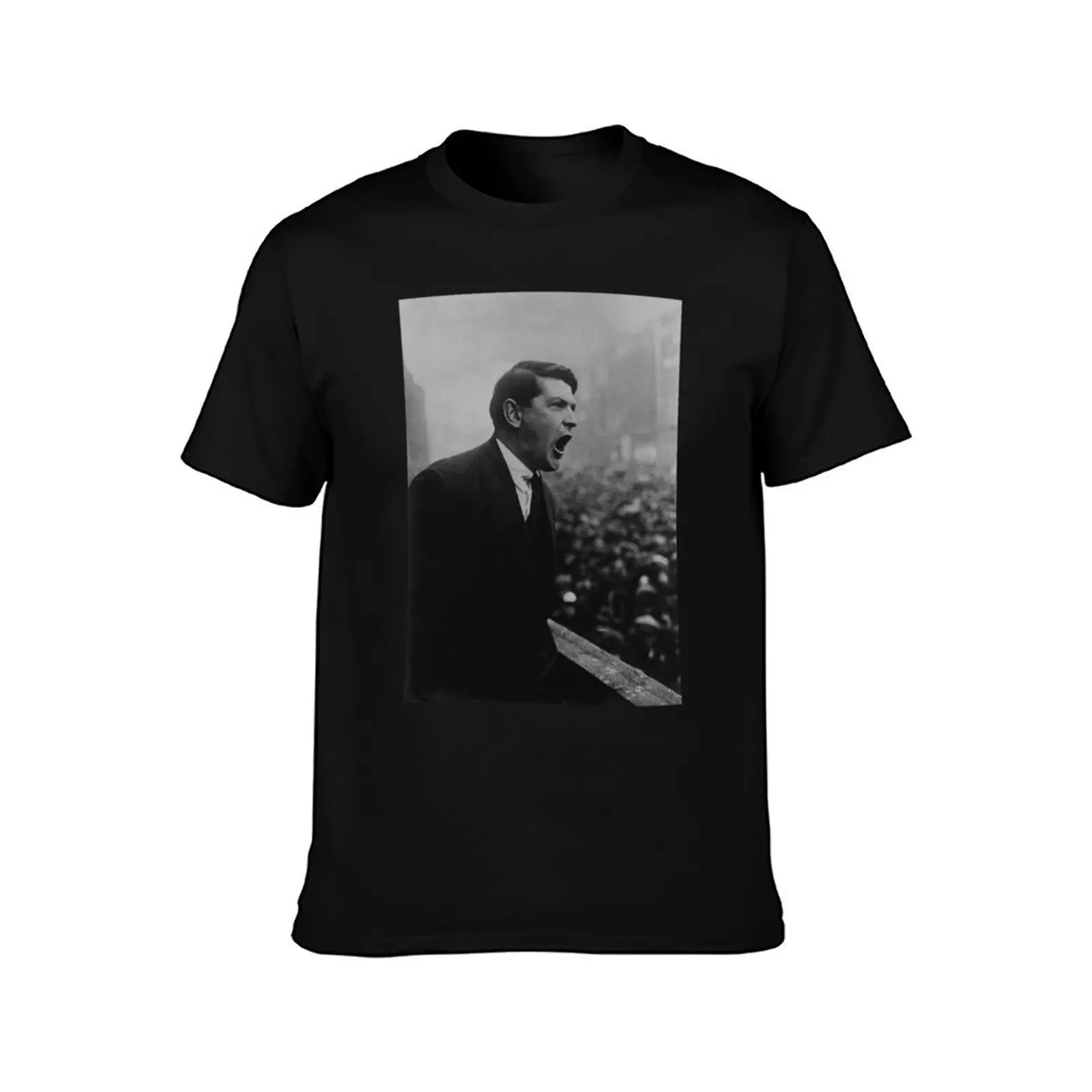 Michael Collins Speaking To A Dublin Crowd - 1922 T-Shirt tees street wear kawaii clothes t shirts for men pack