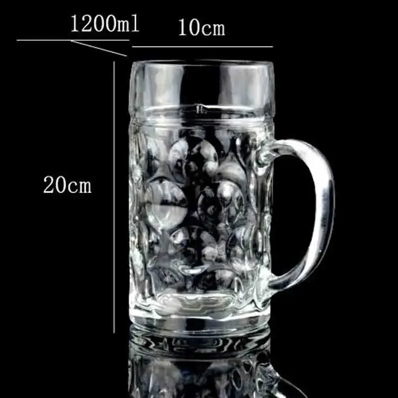 Self Explosion Bottle Magic Tricks Energy Blast Ideas Large Crystal Beer Cup (H 20cm*Dia 10cm) Stage Illusion Mentalism