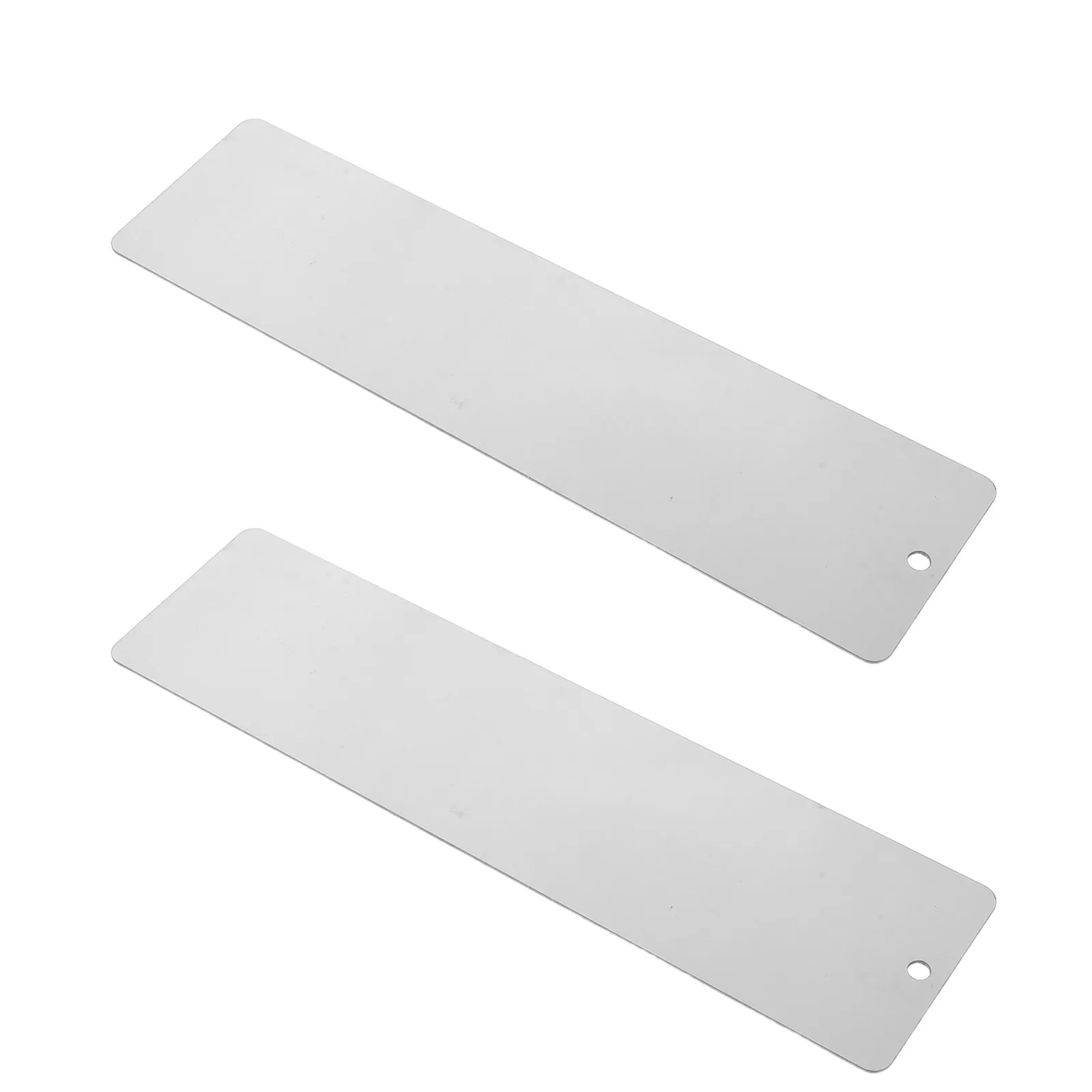 Stainless Steel Ski Wax Scraper 2 Piece Snowboard Maintenance Tool Portable Wax Removal Repair Kit