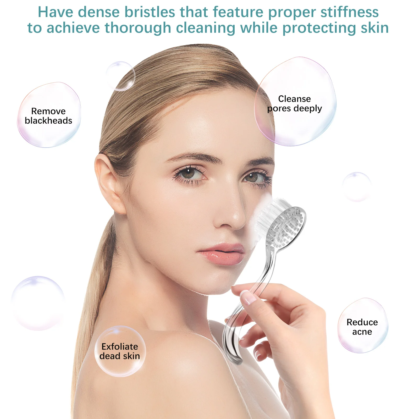 

3pcs Nail Cleaning Brush Scrub Brush Manicure Pedicure Tool Stiff Bristles Ergonomic Handle Cleansing Long Lasting