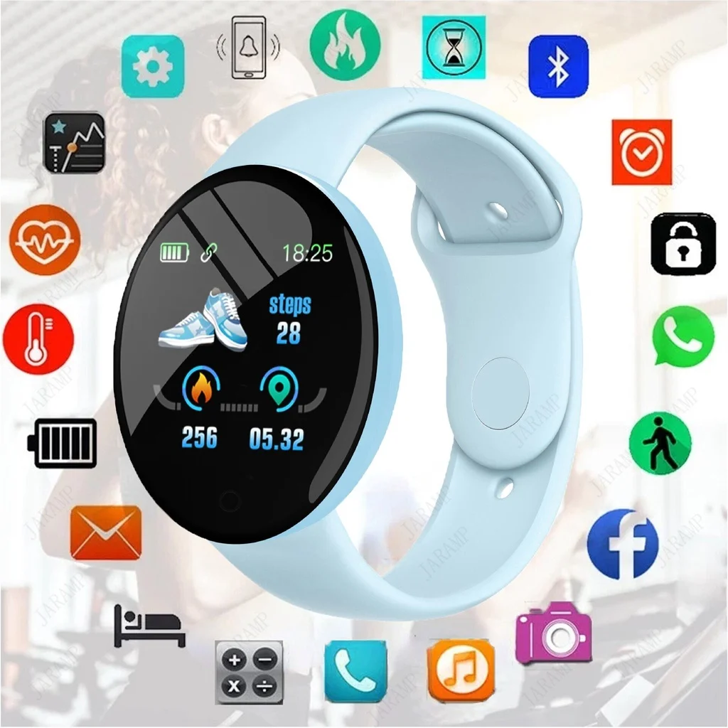 Bluetooth Smart Watch Children Kids Watches Waterproof Digital Watch for Girls Boys Wrist Watch Student Smartwatch Sport watches