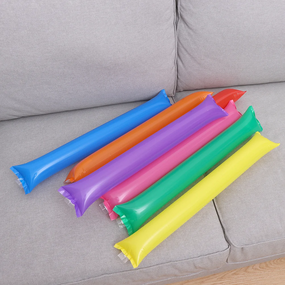 

60Pcs Inflatable Thick Party Cheering Sticks Noise Maker Sporting Events Birthday Wedding Concert Boom Wand Favors