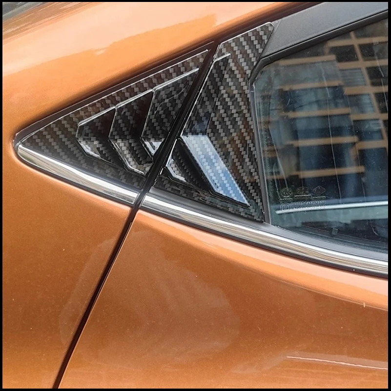 

Car Styling For Hyundai Elantra Avante Sedan 2011-2015 Rear Window Shutter Louver Vent Cover Trim Decorative Auto Accessories