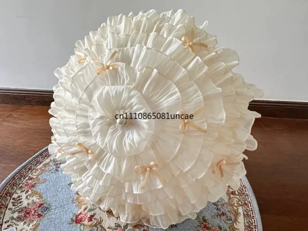 Lolita Floral Wedding Parasol V2.0 - French Vintage CLA Series Elegant Bridal Photography Umbrella