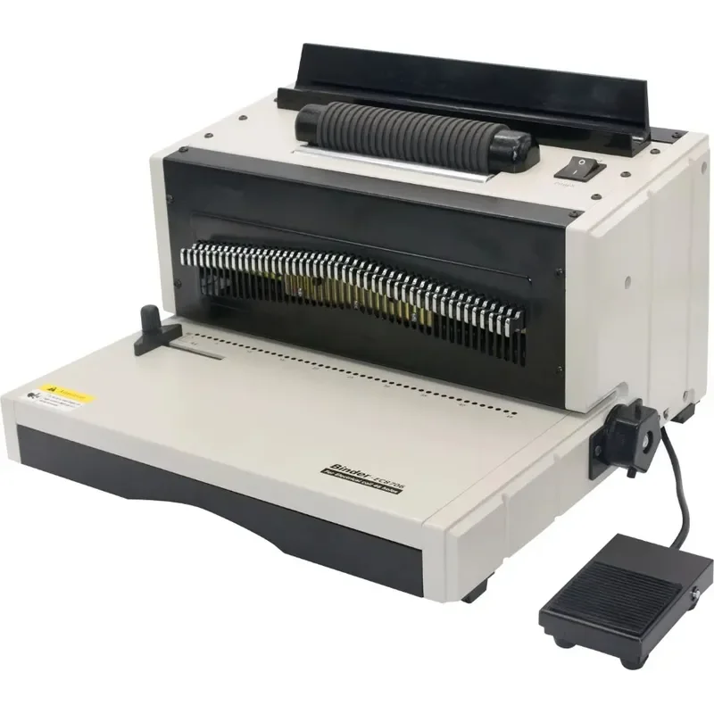 2026 hot sale Electric Spiral Coil Binder Wire Binding Machine Punch Machine for Efficient Coiling