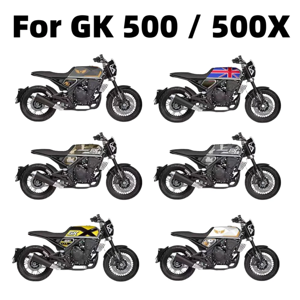 Body Decoration Protection Sticker Fit GK 500/500X Motorcycle Reflective Decal For GK 500 / 500X