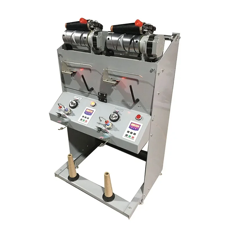 Dubbele as wikkelmachine Elektronische garensensor Rechte en kegelwikkelmachine