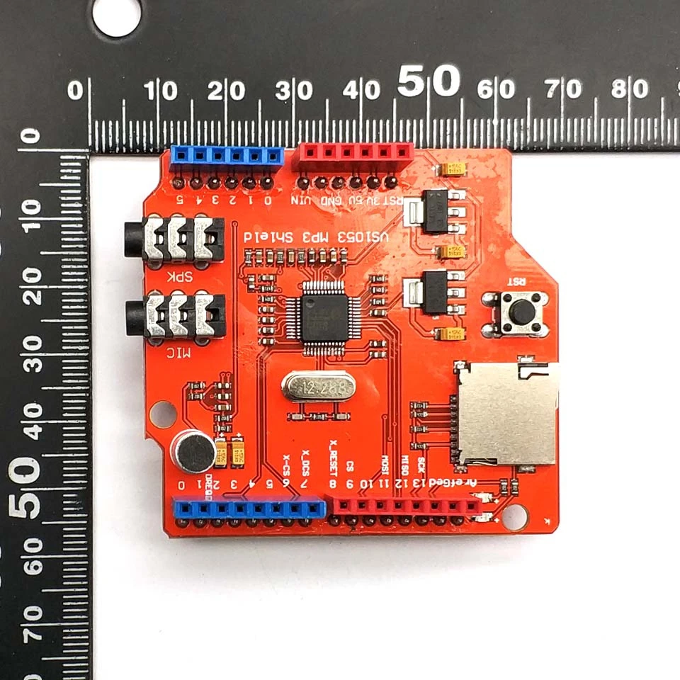 VS1053 VS1053B reproductor MP3 de Audio estéreo, módulo de placa de desarrollo con ranura para tarjeta TF para Arduino