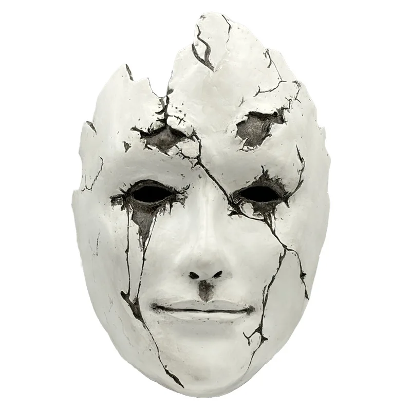 

Black Myth: Wukong Taoist Priest Mask for Adult Man Half Face Halloween Mask Masquerade Carnival Party Props Resin Material
